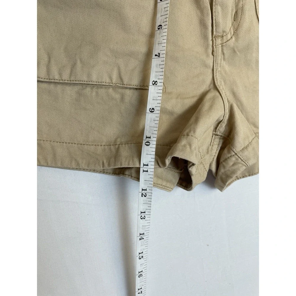 Rewash Brand Khaki Shorts Womens 3 / 26 Y2K Shortie‎ Tan Utility Preppy